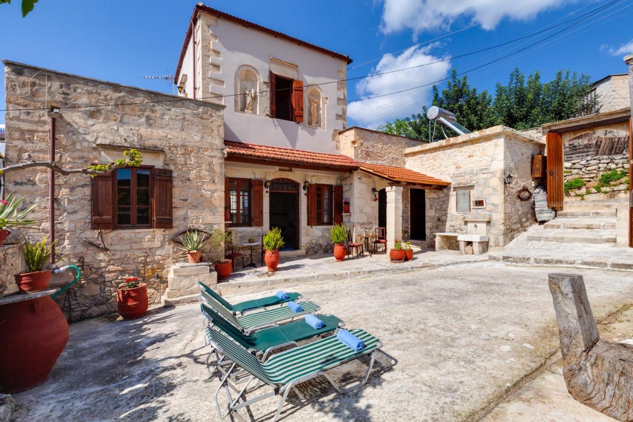 Traditional Home Vereniki With Heated Pool - By Apokoronas Villas Gavalochori Exterior photo