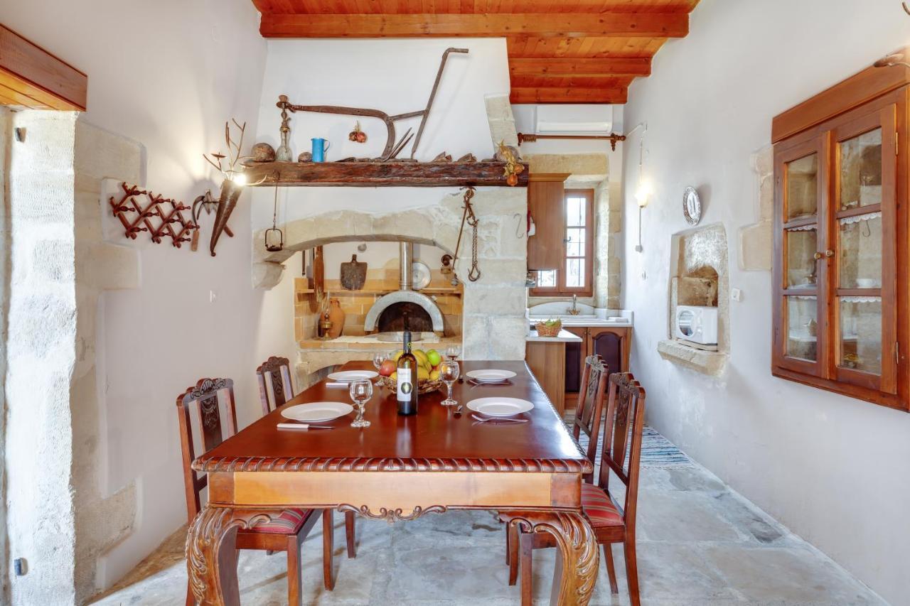 Traditional Home Vereniki With Heated Pool - By Apokoronas Villas Gavalochori Exterior photo