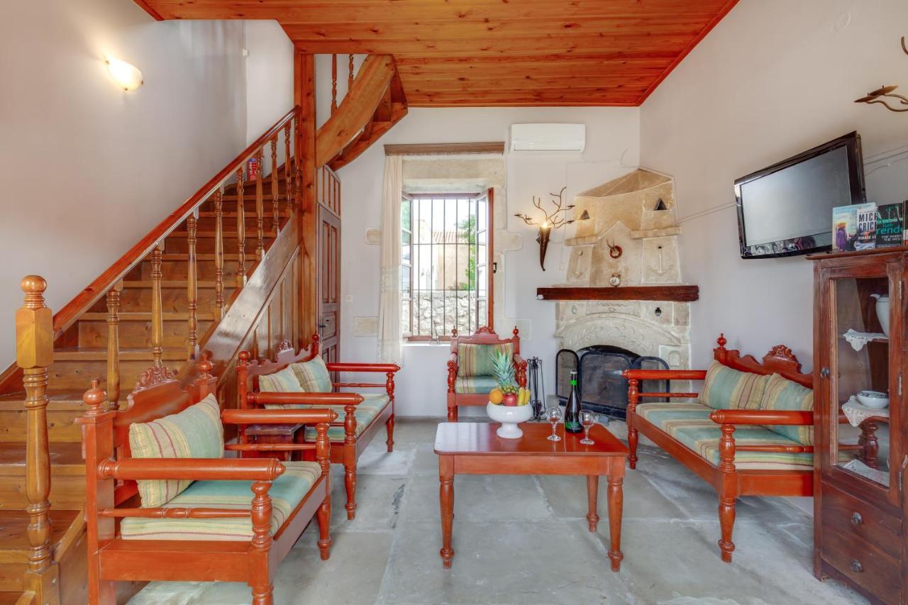 Traditional Home Vereniki With Heated Pool - By Apokoronas Villas Gavalochori Exterior photo