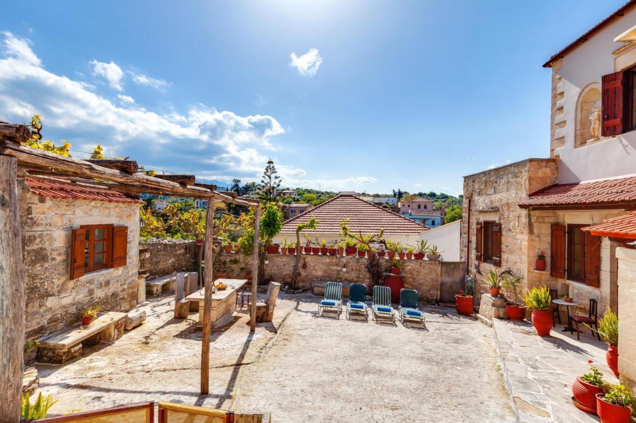 Traditional Home Vereniki With Heated Pool - By Apokoronas Villas Gavalochori Exterior photo
