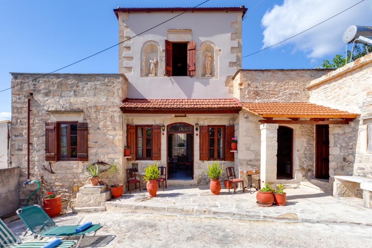 Traditional Home Vereniki With Heated Pool - By Apokoronas Villas Gavalochori Exterior photo