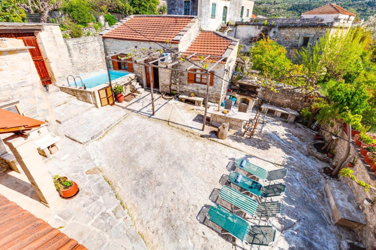Traditional Home Vereniki With Heated Pool - By Apokoronas Villas Gavalochori Exterior photo